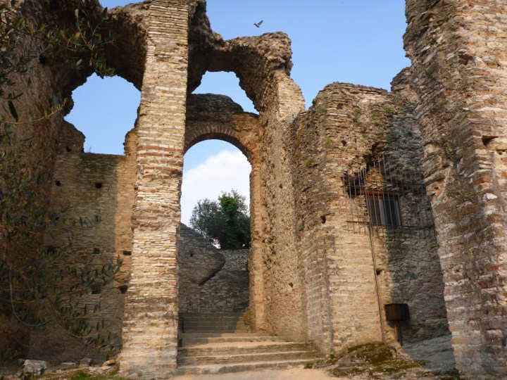 Grotto catullus lake garda italy