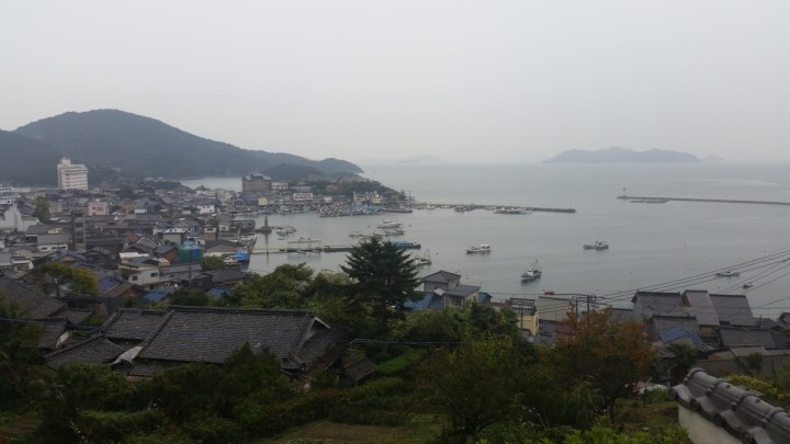 cliff view of tomonoura traveljapan