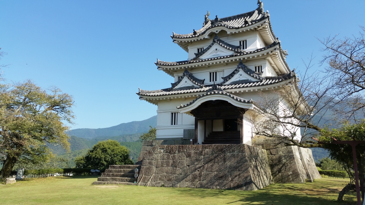 Uwajima castle Ehime prefecture is one of Japans 12 original castles