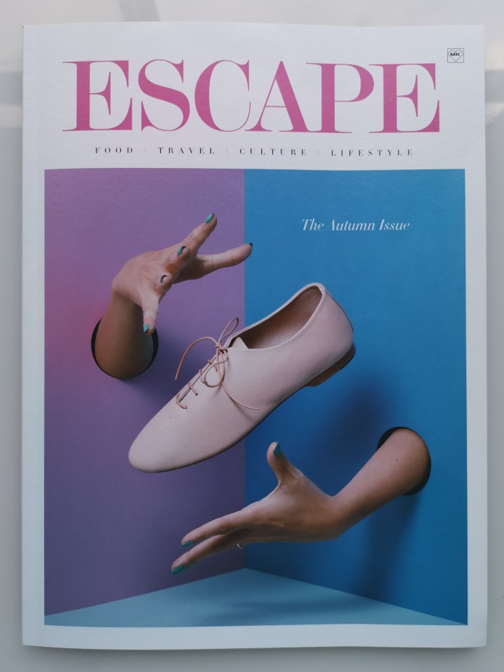 Escape magazine cover 